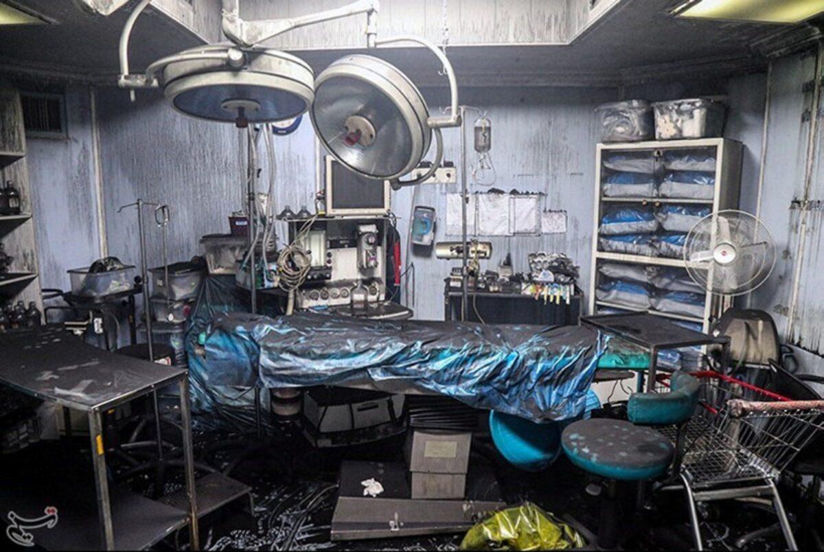 A damaged room of a medical clinic is seen at the site of an explosion in the north of the Iranian capital Tehran, Iran, on June 30, 2020. (Tasnim News Agency/Handout via Reuters)