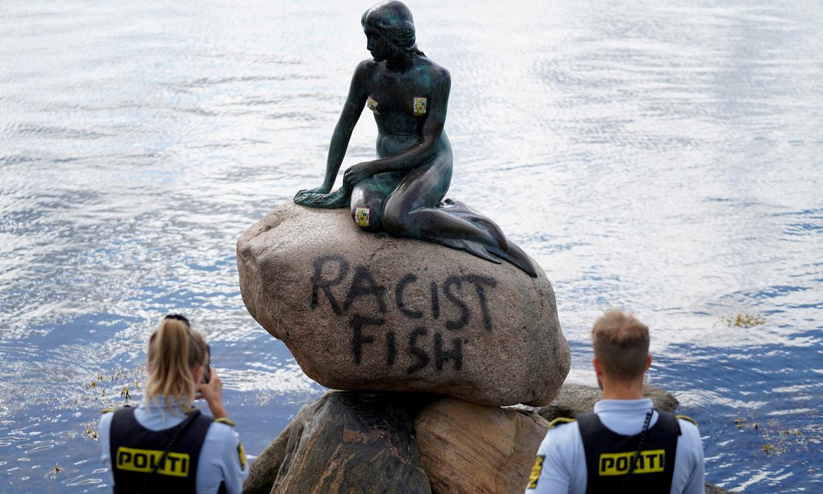 Copenhagen’s Little Mermaid Labelled ‘Racist Fish’