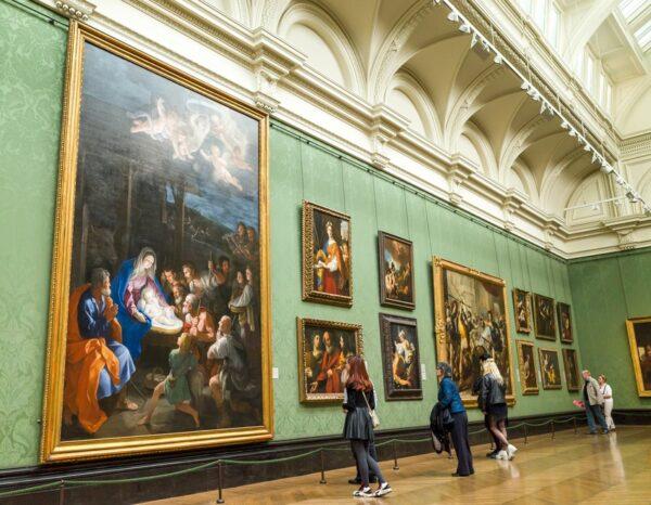 Italian paintings, 17th century, in The National Gallery, London. (Alex Segre/Shutterstock)