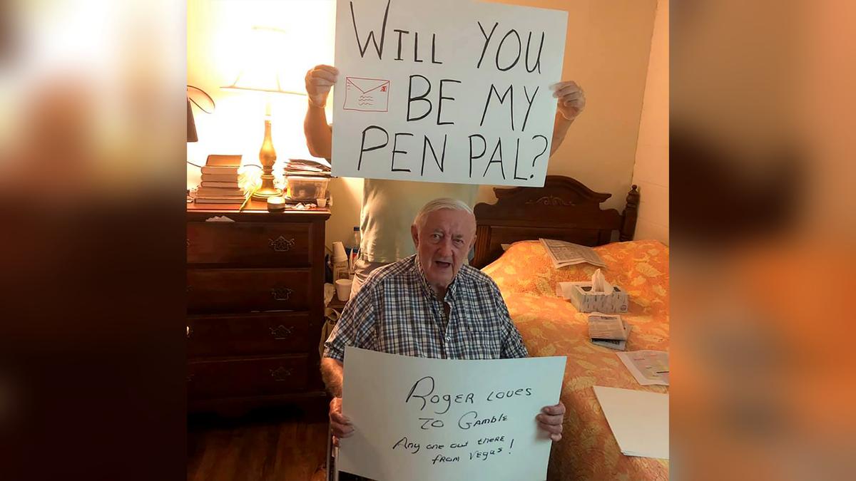 Roger from Victorian Senior Care is looking for a pen pal who likes Las Vegas and casino games. (Courtesy of Victorian Senior Care)