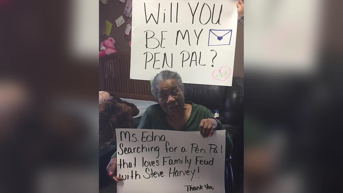 Edna from Victorian Senior Care is looking for a pen pal to chat about her favorite show. (Courtesy of Victorian Senior Care)