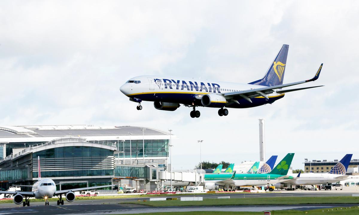 Ryanair Traffic Fell 70 Percent to 4.4 Million in July