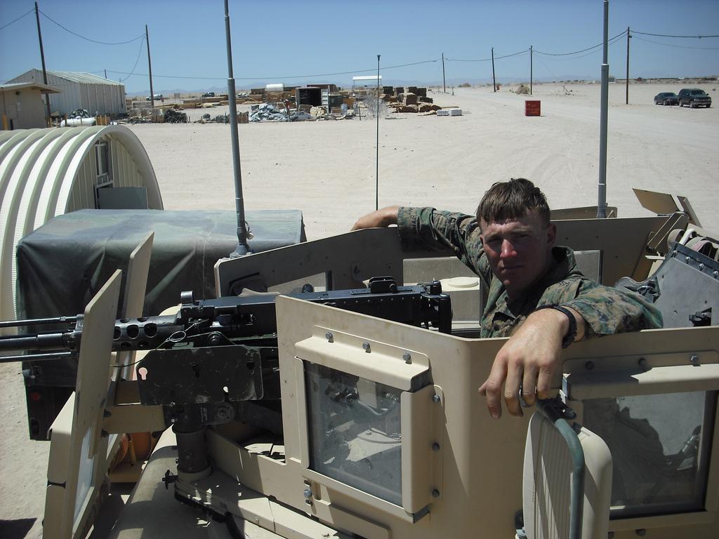 Sgt. Dakota Meyer in a HMMWV in Afghanistan (<a href="https://www.dvidshub.net/image/442331/sgt-dakota-meyer">DVIDSHUB</a>)