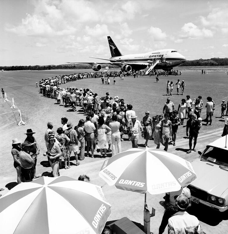 Qantas Boeing 747 SP at Gold Coast Open Day. (Supplied)