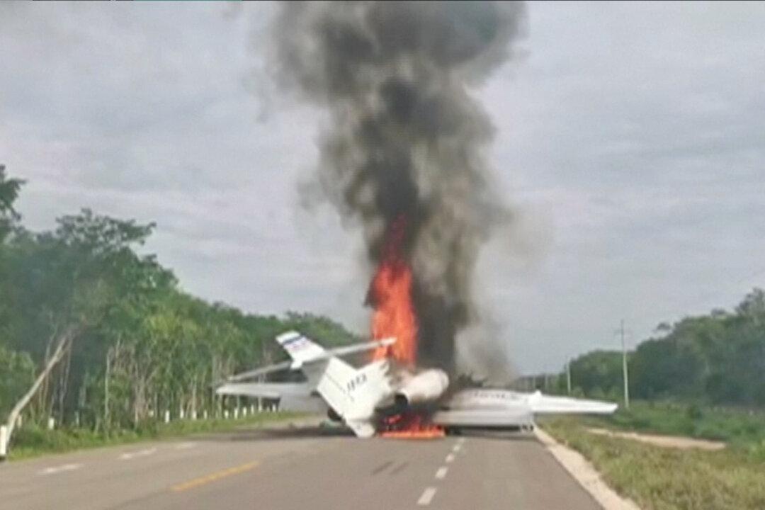 Mexican Military Finds Plane in Flames and Truck Carrying Drugs