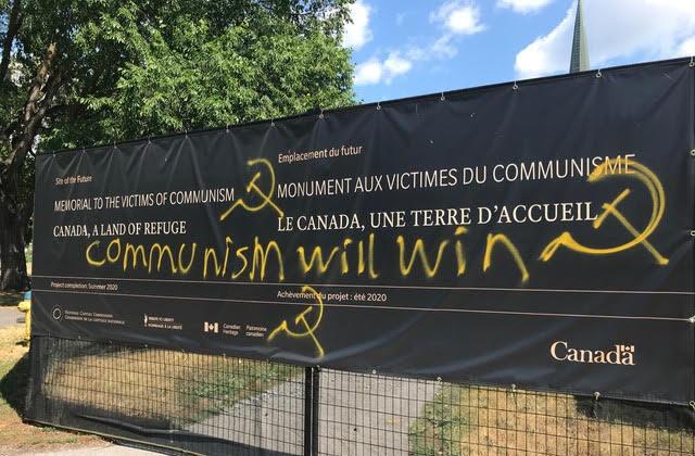 Vandalism of Memorial to Victims of Communism Site in Ottawa Draws Condemnation