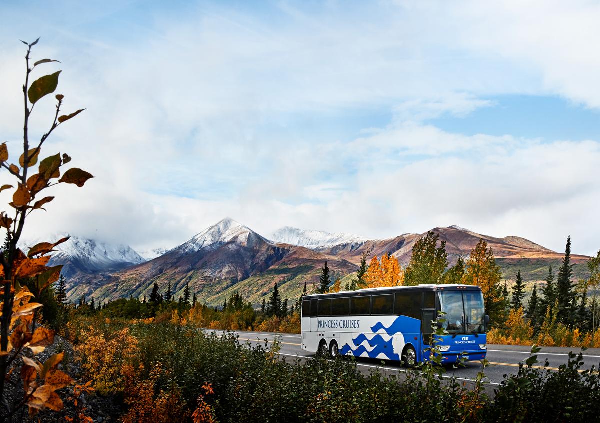 Exploring the heartland of Alaska via Princess coach. (Courtesy of Princess)