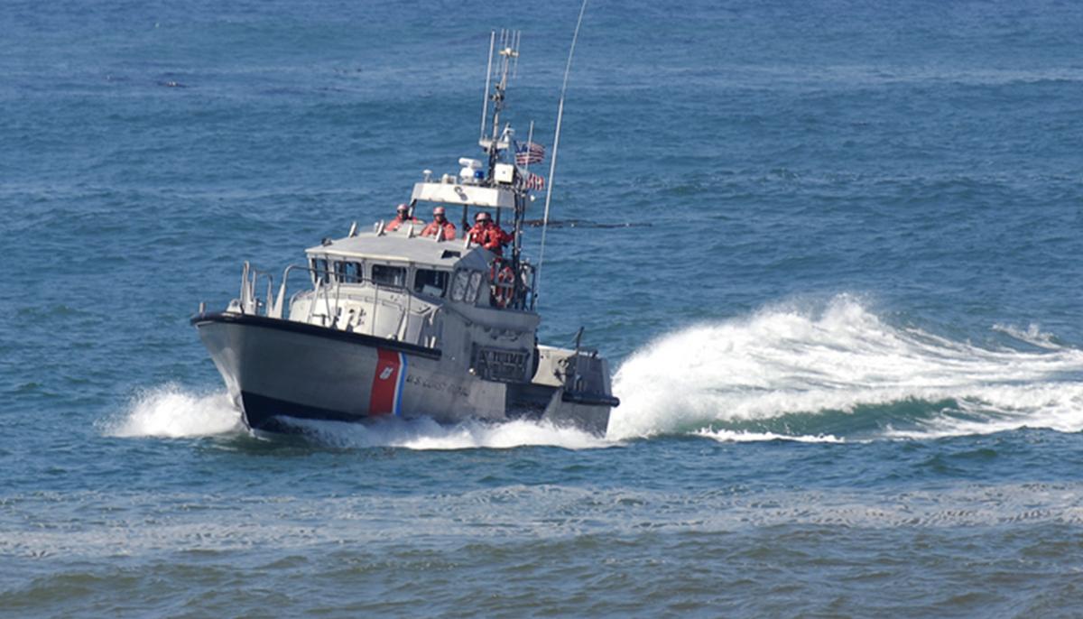 Coast Guard Rescues 5 People and Dog From Half-Submerged 52-Footer Near Great Lake Huron