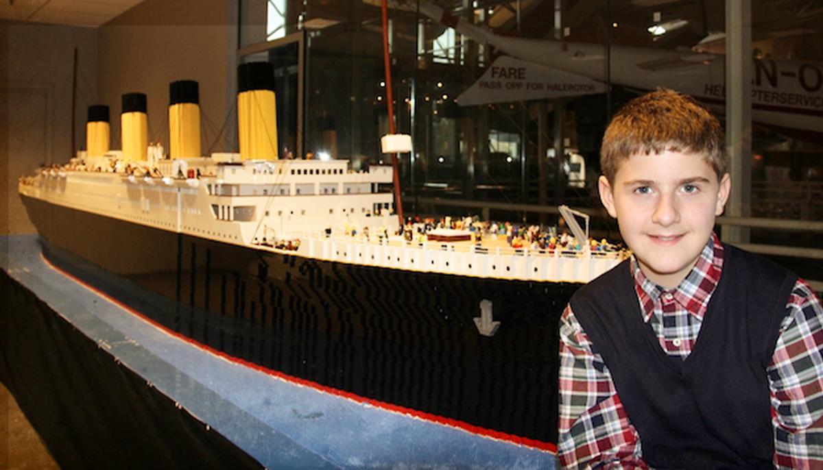 Meet the Teen With Autism Who Built the World's Largest LEGO Titanic Replica in 11 Months