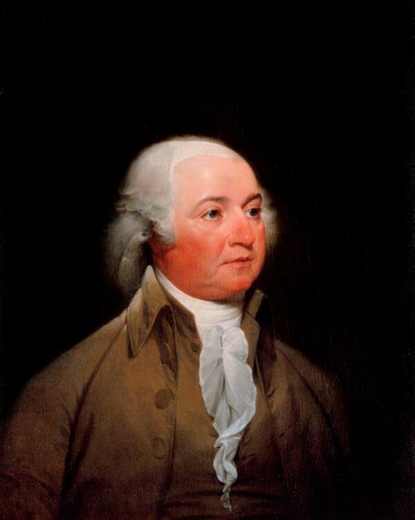 Portrait of John Adams, circa 1793, by John Trumbull. White House Collection. (Public Domain)