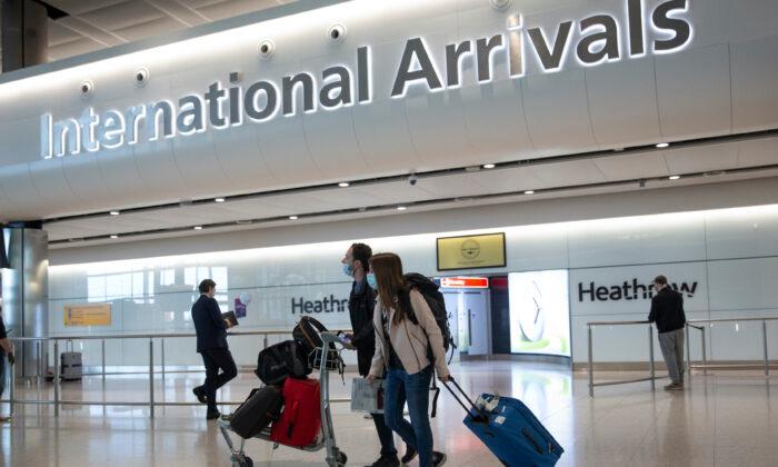 UK’s Heathrow Airport to Open Dedicated Facility for Arrivals From ‘Red List’ Countries