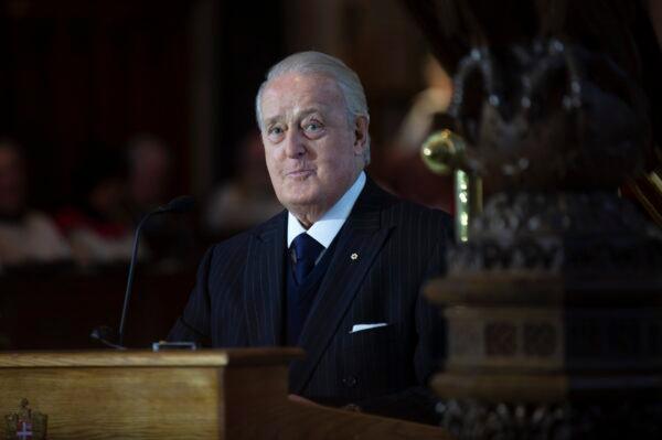 Former prime minister Brian Mulroney. (The Canadian Press/Paul Daly)