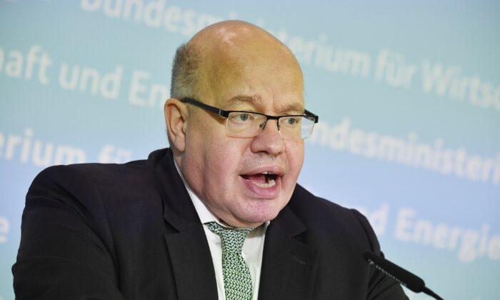 German Economy Minister Peter Altmaier makes a statement in Berlin, Germany, on June 24, 2020. (John Macdougall/AFP via Getty Images)