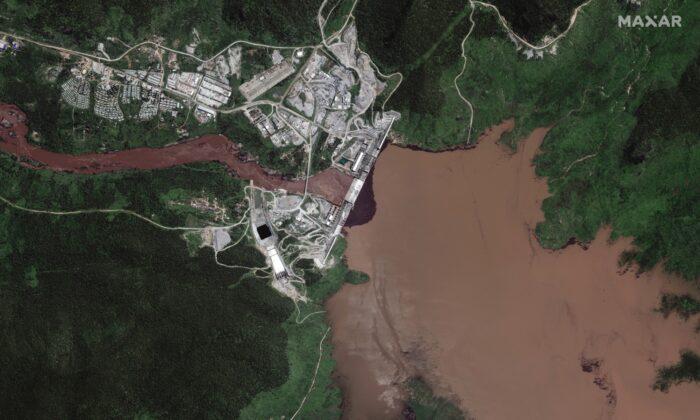 Satellite Images Show Ethiopia Dam Reservoir Swelling