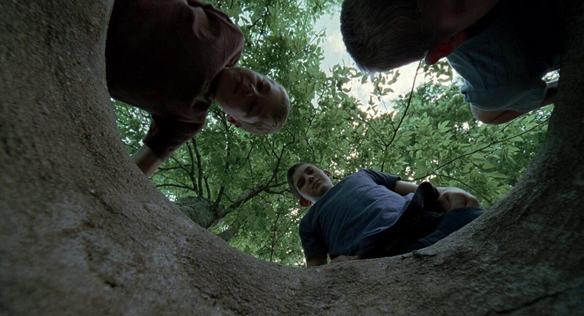 (L–R) Laramie Eppler, Tye Sheridan, and Jimmy Donaldson in "The Tree of Life." (Twentieth Century Fox)