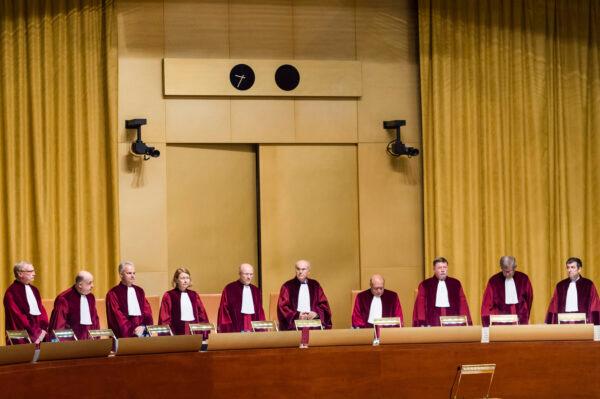 A photo of the European Court of Justice in Luxembourg taken on Oct. 6, 2015. (Geert Vanden Wijngaert/AP Photo)