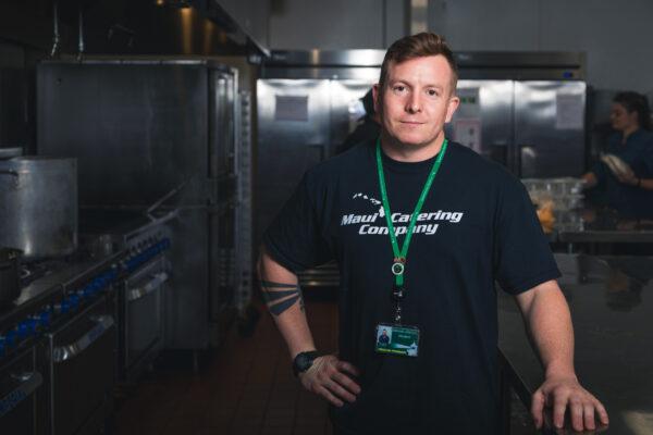 Samuel Johnson works as a cook in the cafeteria of the Orange County Rescue Mission in Tustin, Calif., on June 18, 2019. (Courtesy of Orange County Rescue Mission)