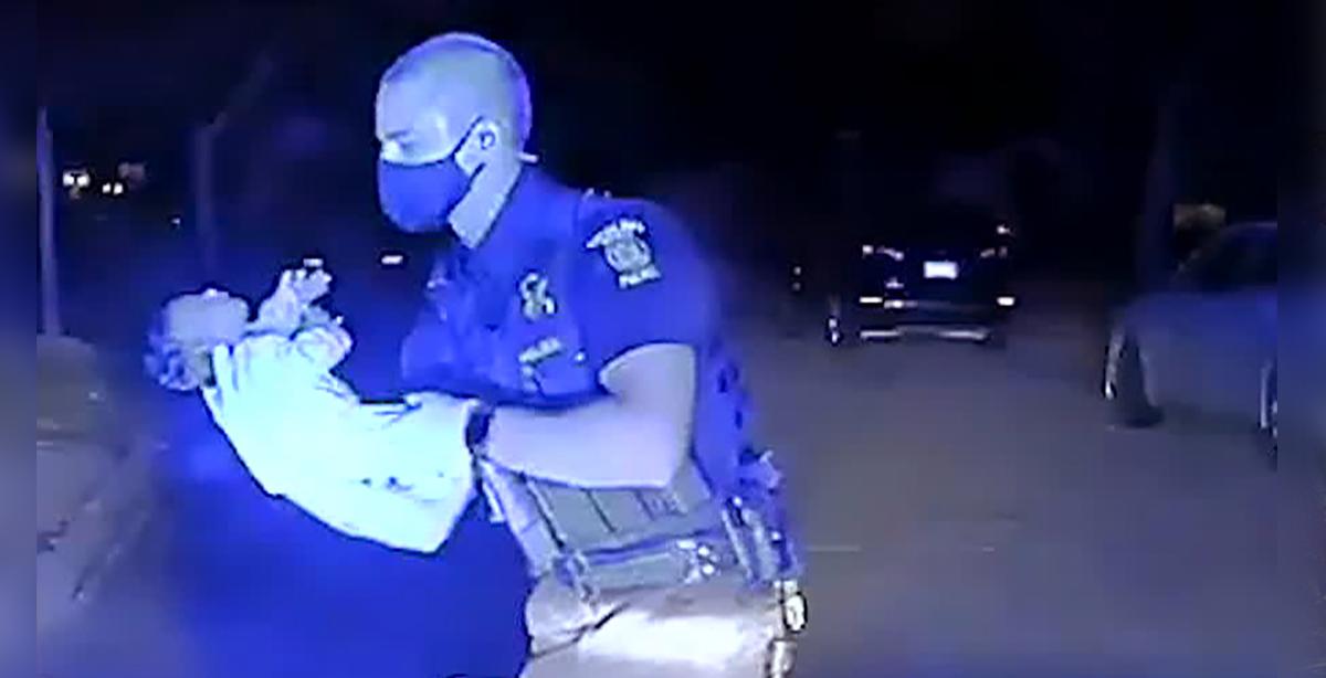 Michigan Police Officer Performs Back Thrusts on 3-Week-Old Choking Baby, Saves Her Life