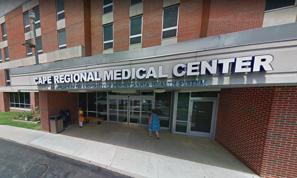 Cape Regional Medical Center, New Jersey (Screenshot/<a href="https://www.google.com/maps/@39.0872546,-74.8161821,3a,90y,286.63h,83.77t/data=!3m6!1e1!3m4!1sWdYMUW9S-j7xw6Osct75UA!2e0!7i13312!8i6656">Google Maps</a>)