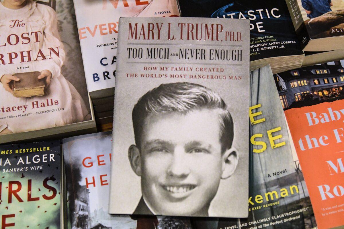 Mary Trump's new book about U.S. President Donald Trump is on display at a book store in New York City on July 14, 2020. (Photo illustration by Stephanie Keith/Getty Images)