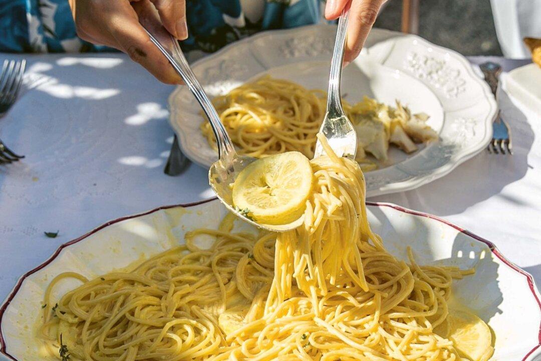 Spaghetti With Creamy Lemon Sauce