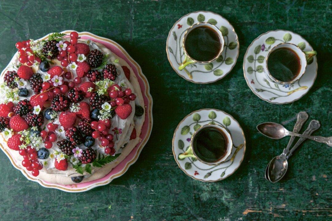 Summer Berry Cloud Cake