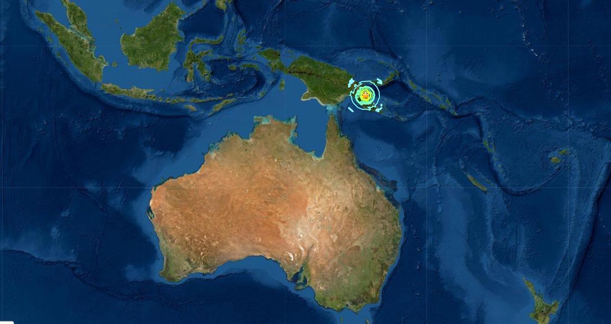 7.1 Magnitude Earthquake Hits Papua New Guinea
