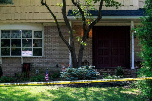 The house of federal judge Esther Salas, where her son was shot and killed and her husband was injured, in North Brunswick, N.J., on July 20, 2020. (Eduardo Munoz/Reuters)