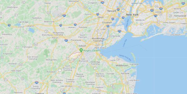 North Brunswick, New Jersey (Google Maps)