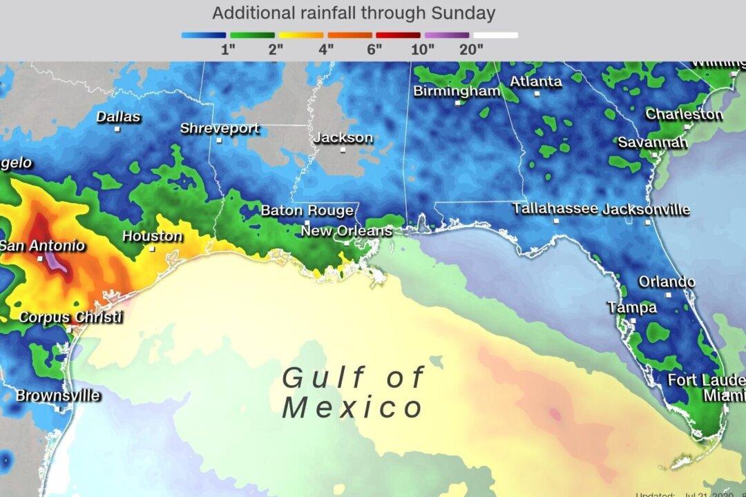 A Tropical System Will Bring Heavy Rain to the Gulf Coast This Weekend
