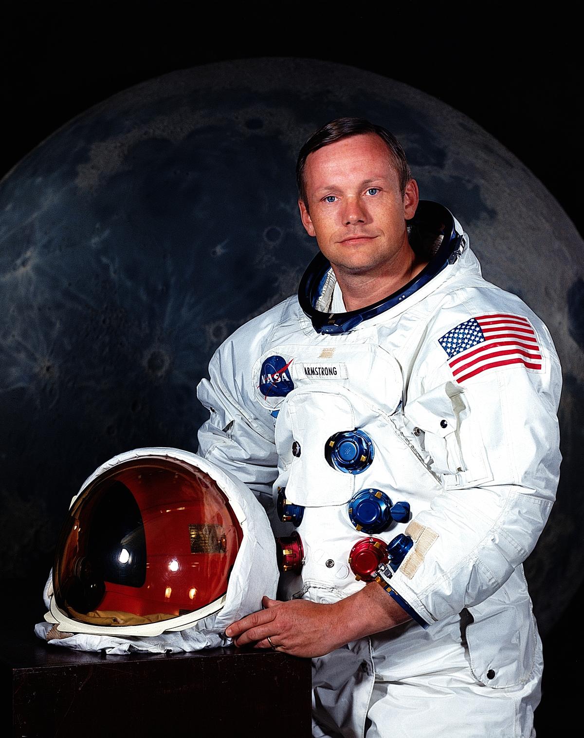 Astronaut Neil A. Armstrong poses for a portrait July 1969. (NASA/Newsmakers)