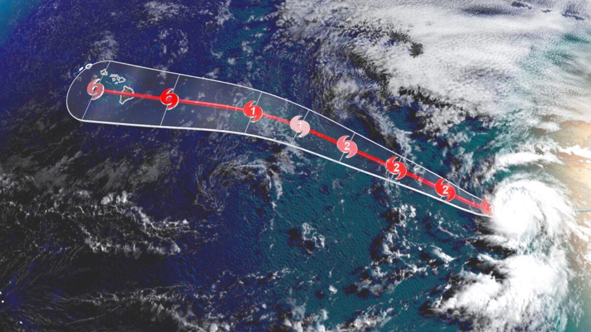 Hurricane Douglas is strengthening in the Pacific Ocean and could reach Hawaii over the weekend. (CNN Weather)