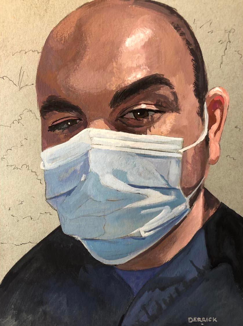 Dr. Numan Rashid is a pulmonologist at Saratoga Hospital in New York. (Courtesy of Steve Derrick)