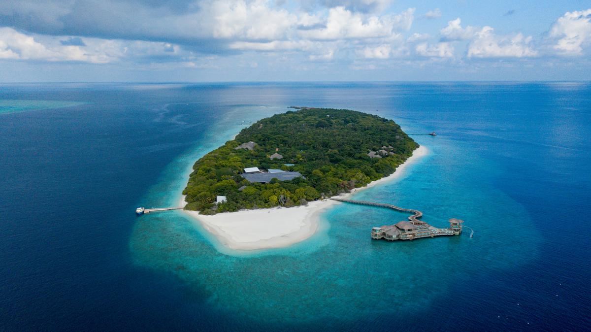Sonesha Fushi is located on a remote island in the Maldives. (Courtesy of Soneva)