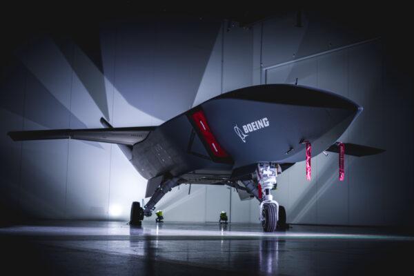 Boeing's Loyal Wingman drone is unveiled on May 5, 2020. (Boeing)
