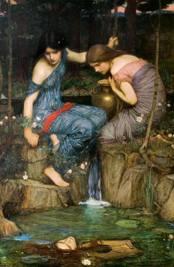 “Nymphs Finding the Head of Orpheus,” 1900, by John William Waterhouse. Oil on canvas, 58 5/8 inches by 38 7/8 inches. Private Collection. (Public Domain)