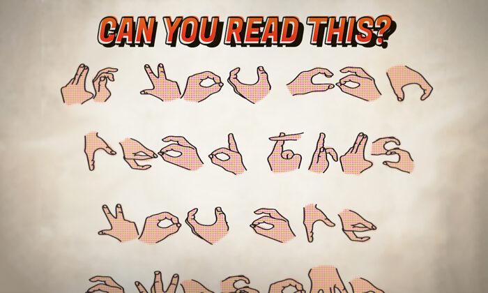 Can You Read This Hand-Sign Riddle? The Secret Message Reveals Something About You