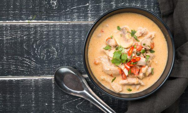 Tom kha gai, Thai chicken coconut soup. (Goskova Tatiana/Shutterstock)