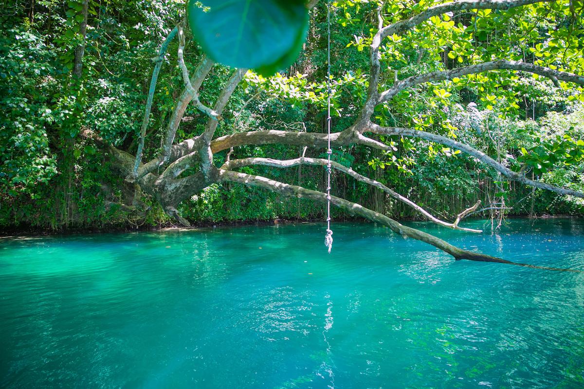 The Blue Lagoon. (Courtesy of Jamaica Tourism Board)