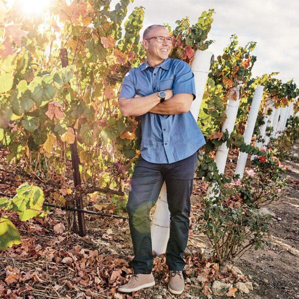 Damian Doffo stands in his vineyard in Temecula Valley, Calif. (Courtesy of Wine Enthusiast)