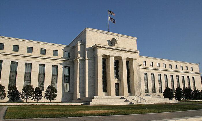 The U.S. Federal Reserve building, in this file photo. (Karen Bleier/AFP via Getty Images)