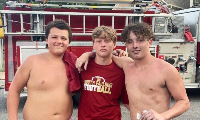 Teen Football Players Hailed as Heroes for Saving Residents From a House Fire