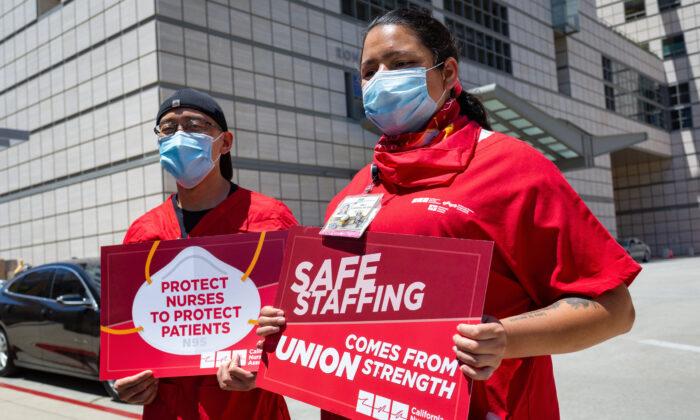 UCLA Nurses Protest, Demand Better Protection Against COVID-19