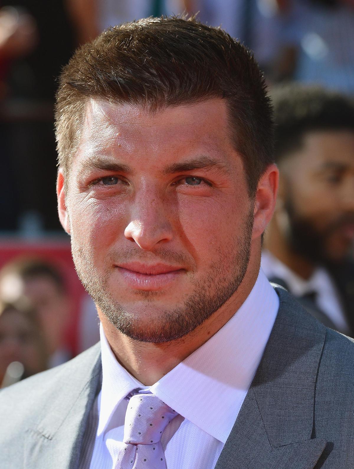 Tim Tebow of the New York Jets arrives at the 2012 ESPY Awards at Nokia Theatre L.A. Live on July 11, 2012, in Los Angeles, California. (Frazer Harrison/Getty Images)
