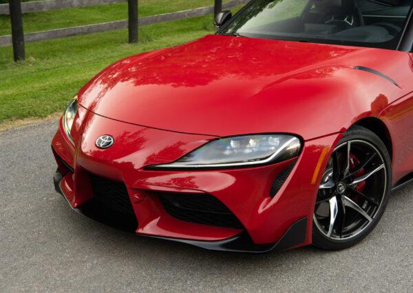 A distinct front design with unique head lights. (Courtesy of Toyota)