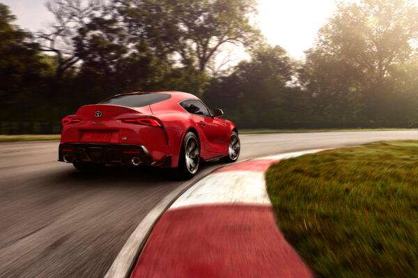 A sleek look from the back. (Courtesy of Toyota)
