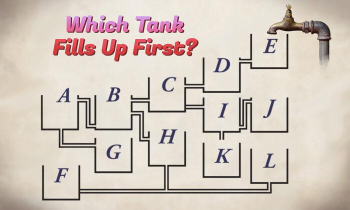 Can You Tell Which Water Tank Will Fill Up First? If You Solve It, You May Be a Physics Genius
