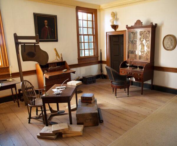  Washington would rise between 4 and 5 a.m. and head to his study. It was said no one was allowed there without his consent. (Courtesy of George Washington’s Mount Vernon)