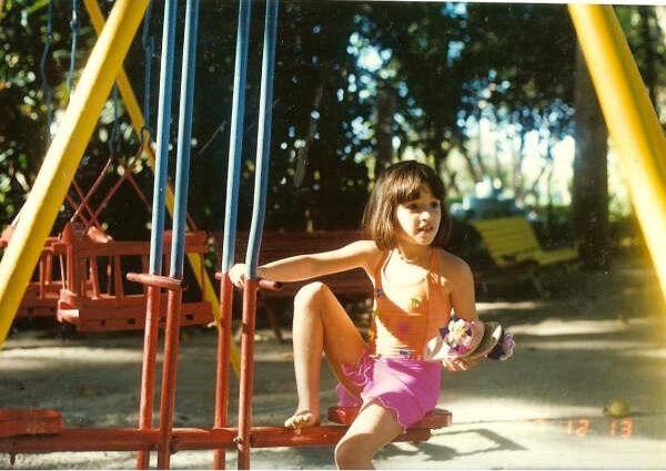 Elizabeth Rogliani as a young child in Venezuela. (Courtesy of Elizabeth Rogliani)