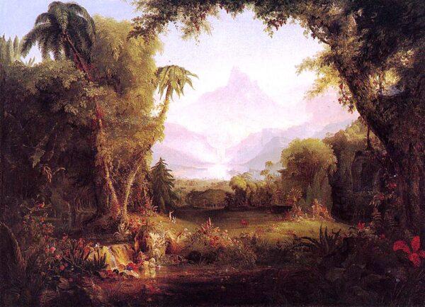 “The Garden of Eden,” circa 1828, by Thomas Cole. Amon Carter Museum of American Art. (Public Domain)